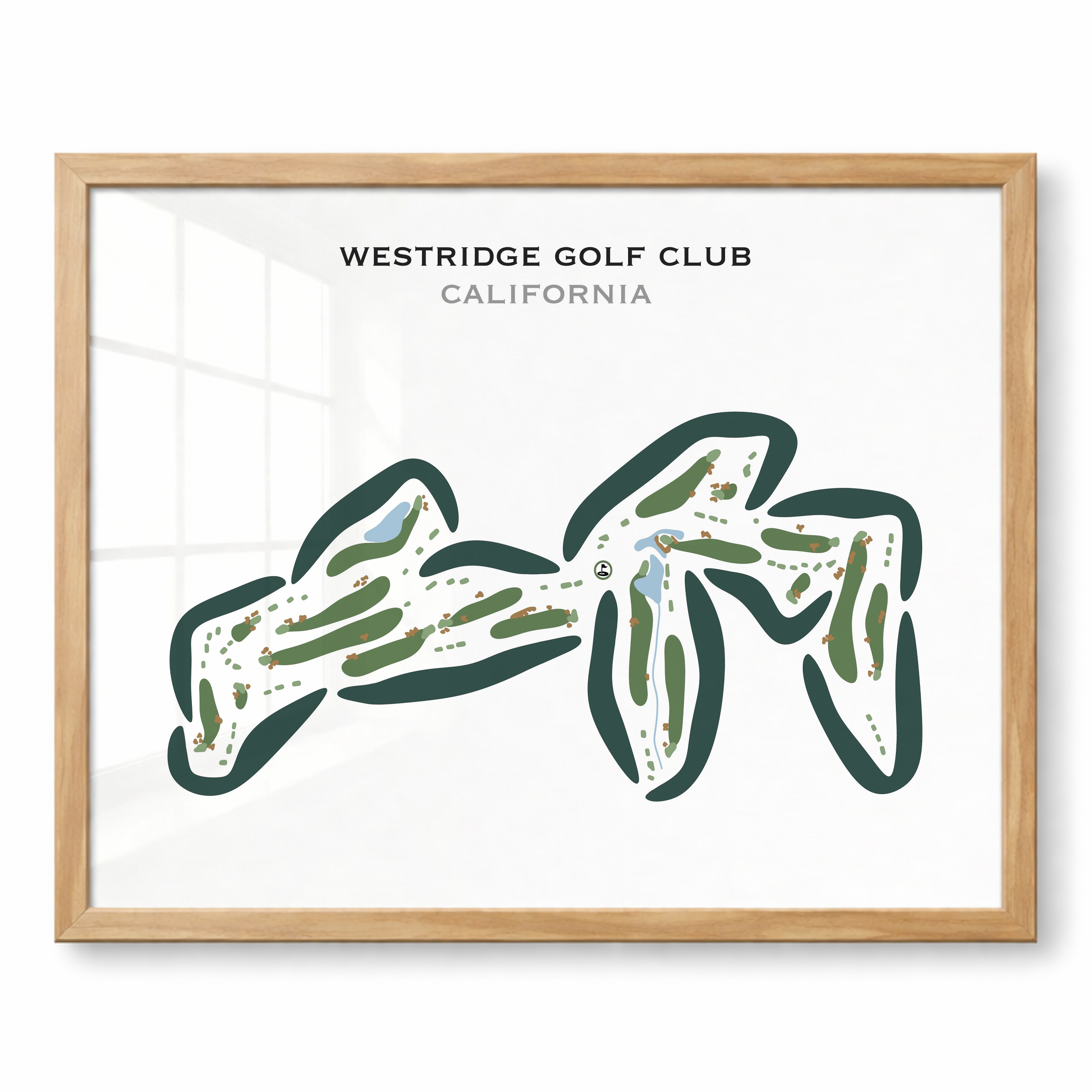 Westridge Golf Club, California - Printed Golf Courses