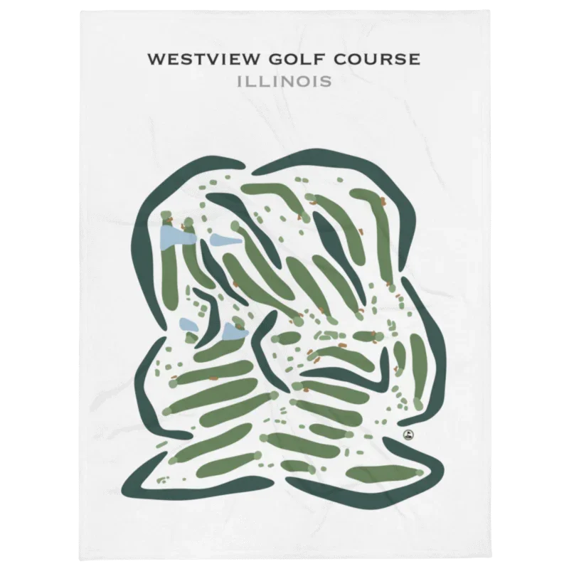 Westview Golf Course, Illinois - Printed Golf Courses