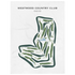 Westwood Country Club, Ohio - Printed Golf Courses