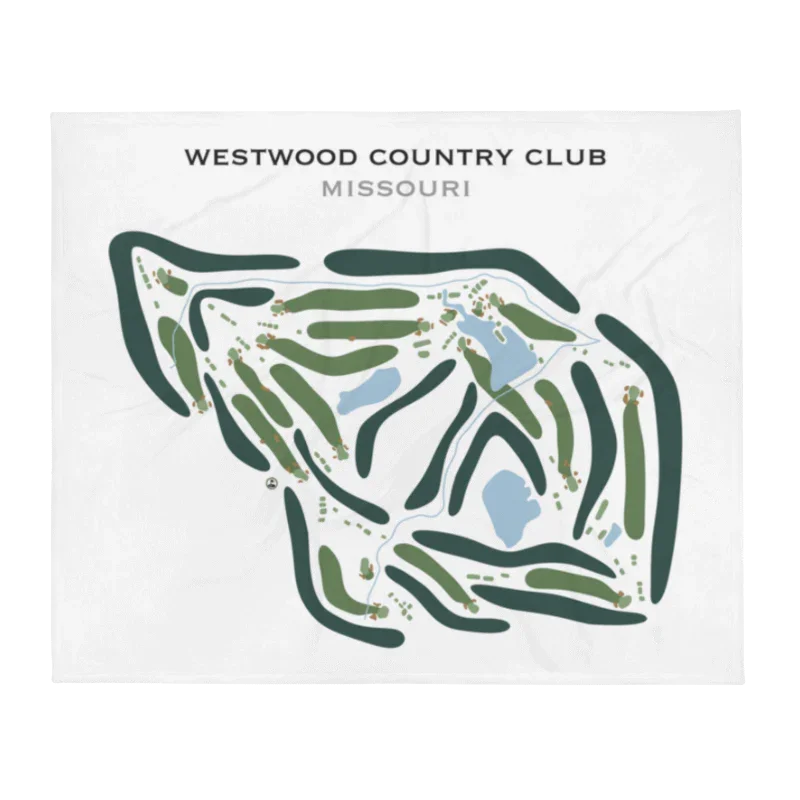 Westwood Country Club, Missouri - Printed Golf Courses