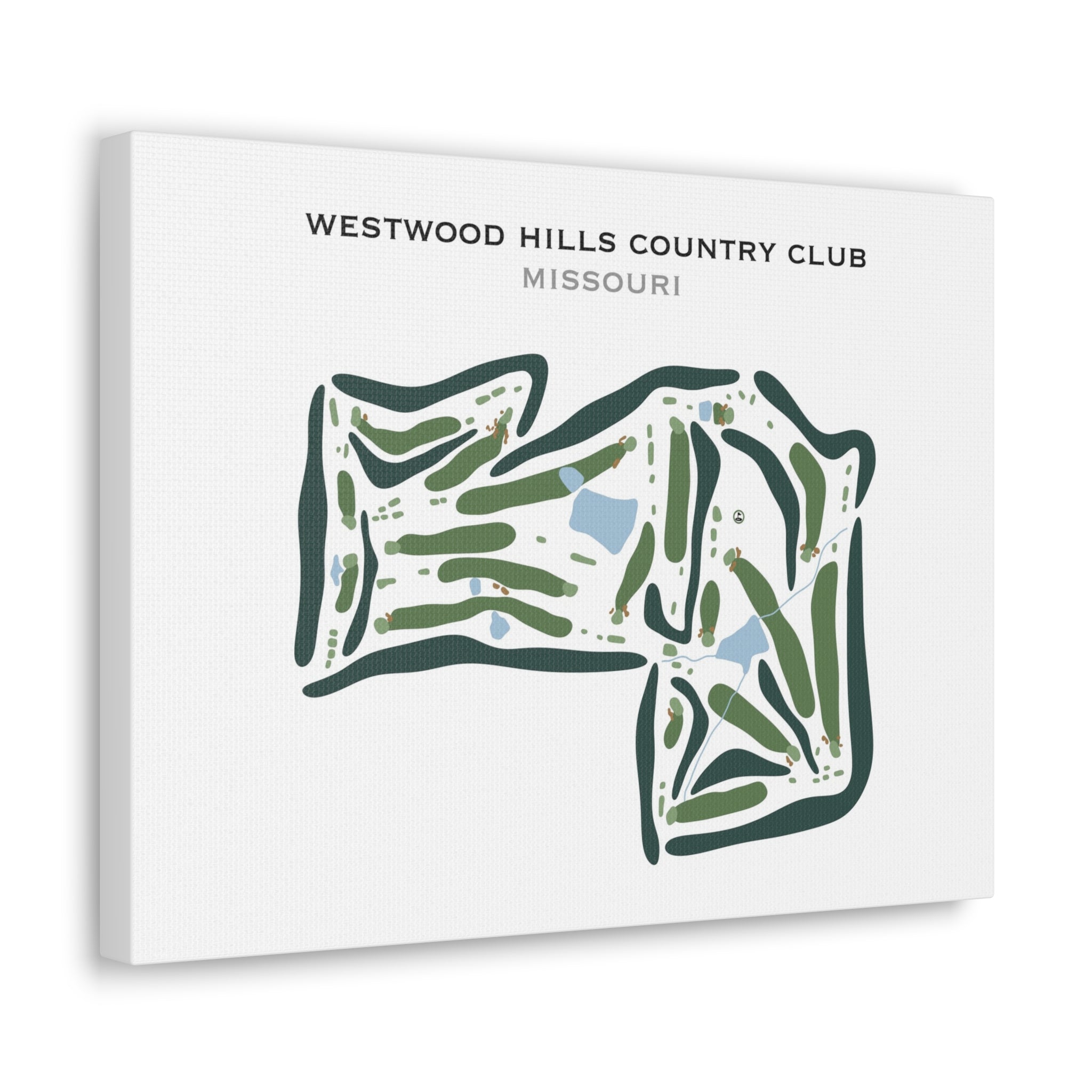 Westwood Hills Country Club, Missouri - Printed Golf Courses