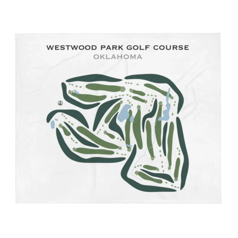 Westwood Park Golf Course, Oklahoma - Printed Golf Courses
