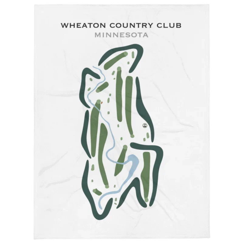 Wheaton Country Club, Minnesota - Printed Golf Courses