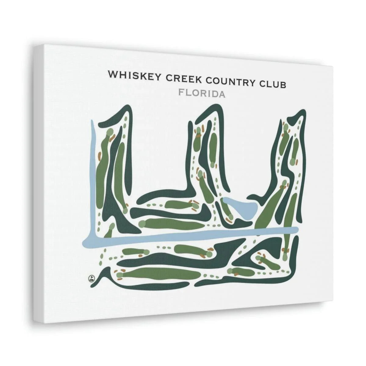 Whiskey Creek Country Club, Florida - Printed Golf Courses