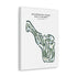 Whispering Pines Golf Course, Indiana - Printed Golf Courses