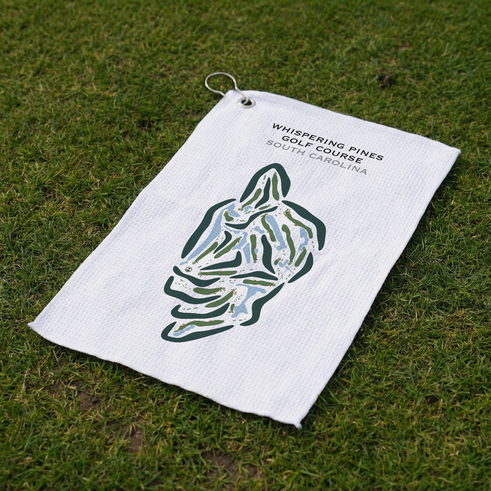 Whispering Pines Golf Course, South Carolina - Printed Golf Courses