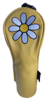 White Daisy Hybrid Headcover by ReadyGolf (Yellow)