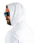Performance Golf Hoodie - White Petals