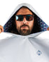 Performance Golf Hoodie - White Petals