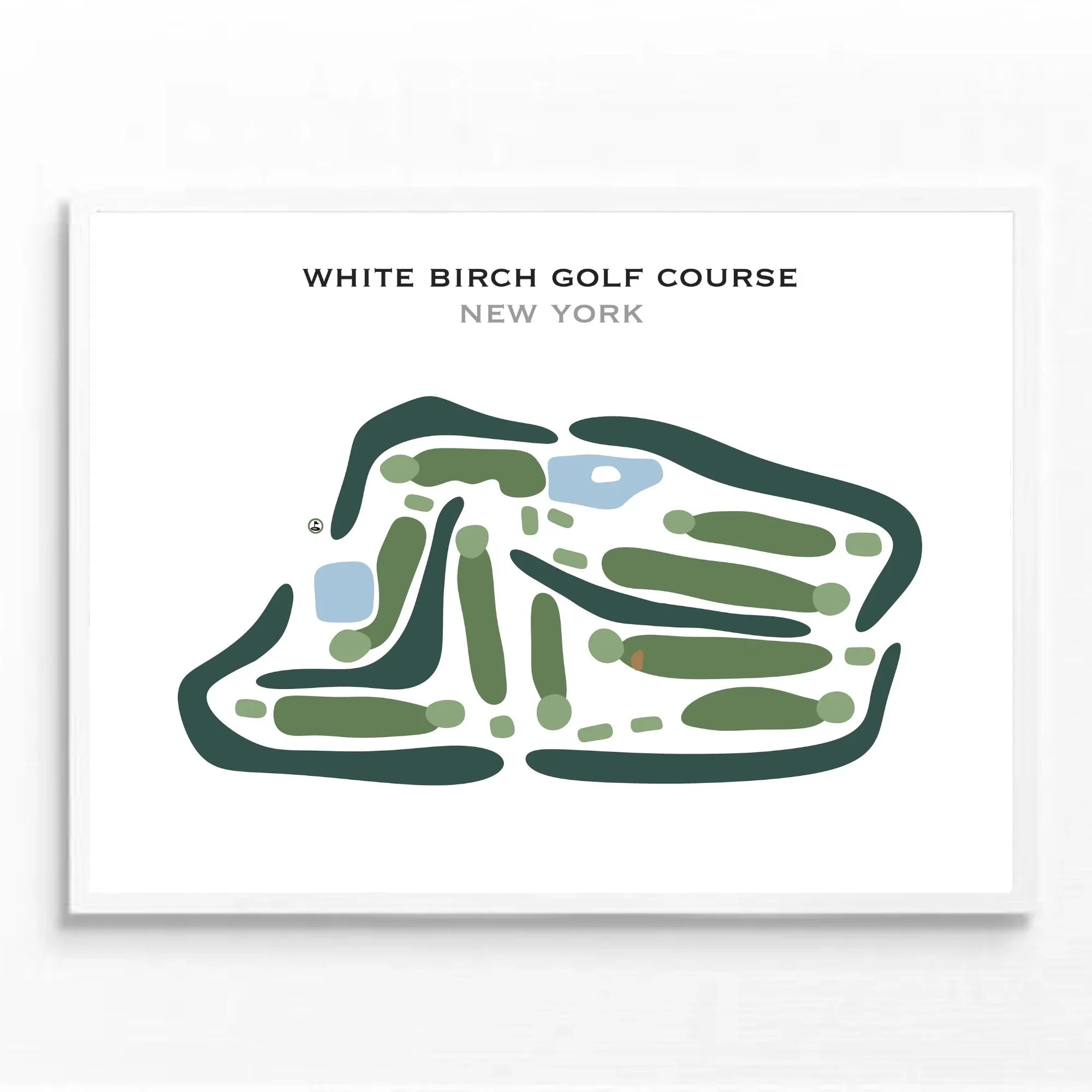White Birch Golf Course, New York - Printed Golf Courses