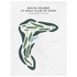 White Course at Golf Club of Avon, Connecticut - Printed Golf Courses