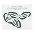 White Course at Mid Vallee Golf Course, Wisconsin - Printed Golf Courses