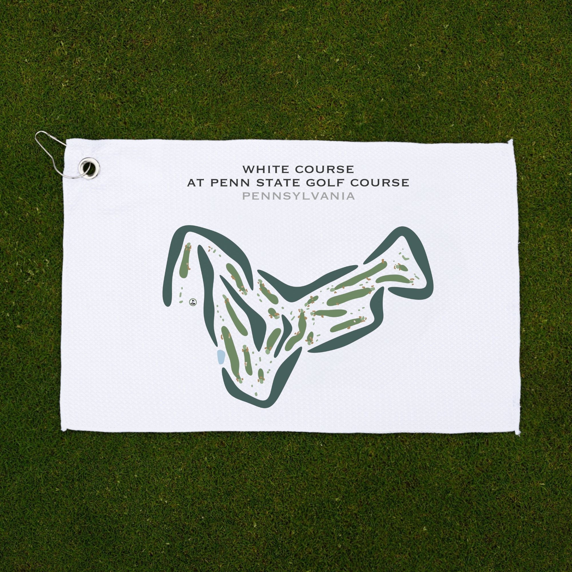 White Course at Penn State Golf Course, Pennsylvania - Printed Golf Courses