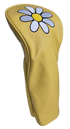 White Daisy Driver Headcover by ReadyGolf (Yellow)