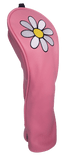 White Daisy Fairway Headcover by ReadyGolf (Pink)