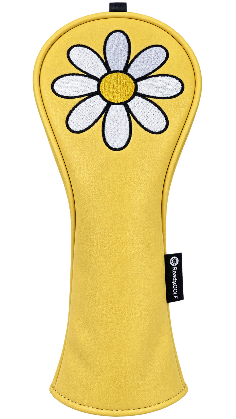 White Daisy Hybrid Headcover by ReadyGolf (Yellow)