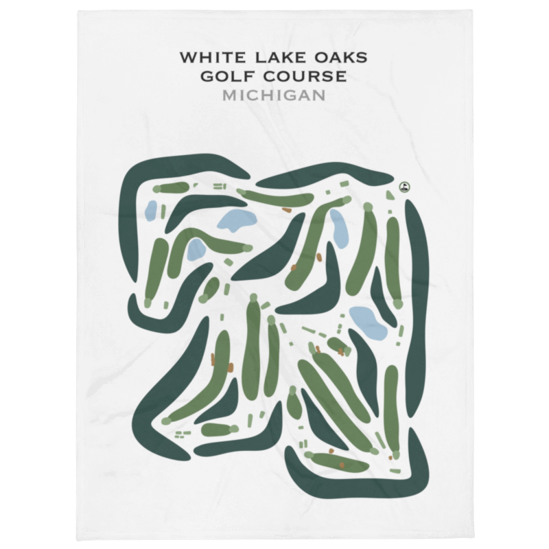 White Lake Oaks Golf Course, Michigan - Printed Golf Courses