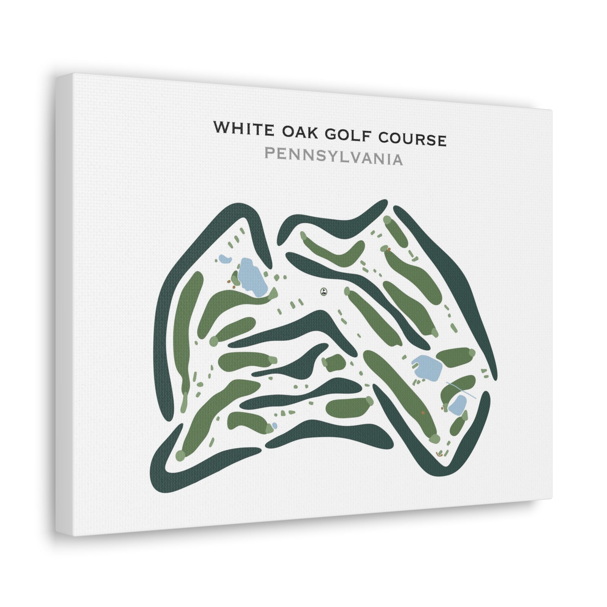 White Oak Golf Course, Pennsylvania - Printed Golf Courses