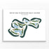 White Oak Plantation Golf Course, Florida - Printed Golf Courses