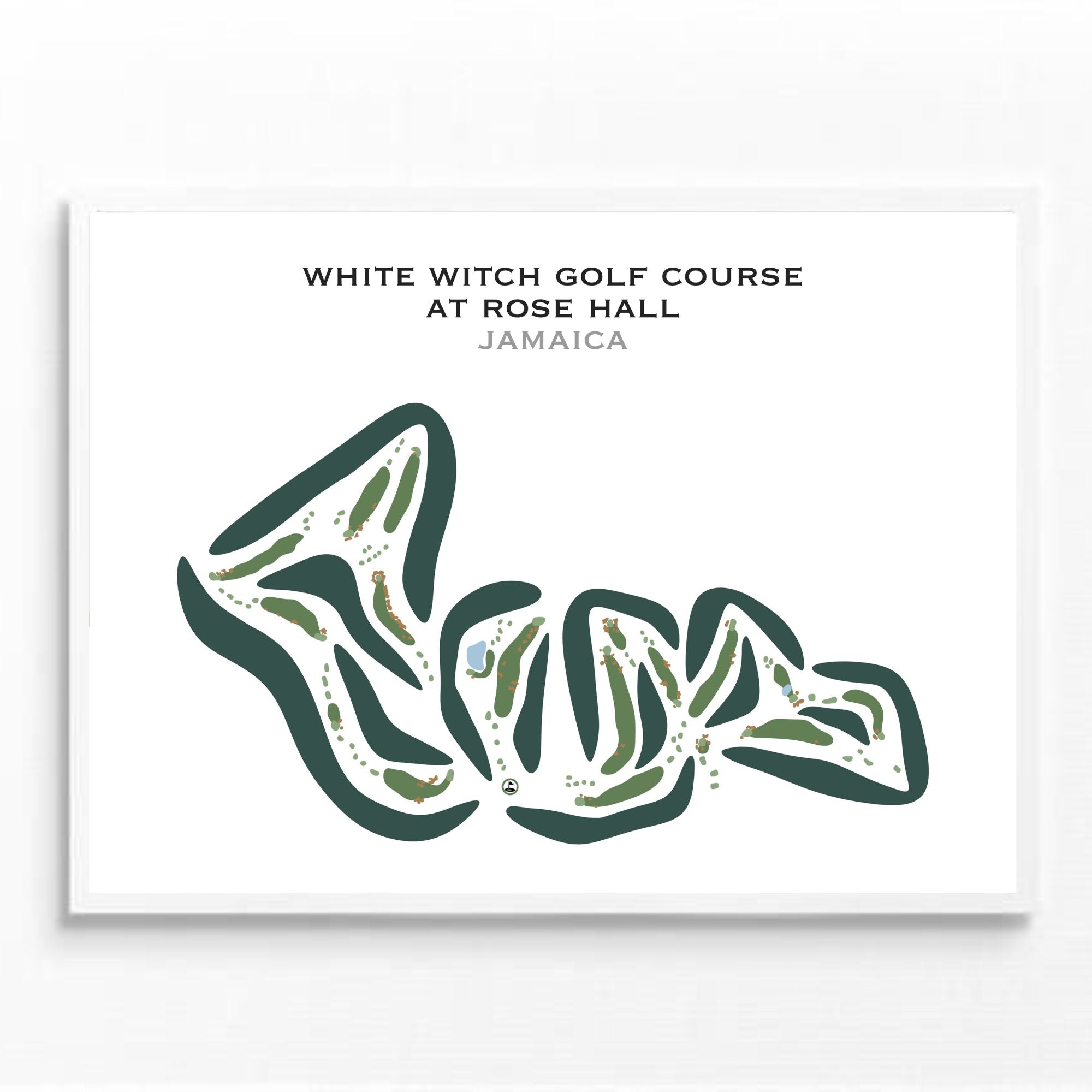 White Witch Golf Course at Rose Hall, Jamaica - Printed Golf Courses