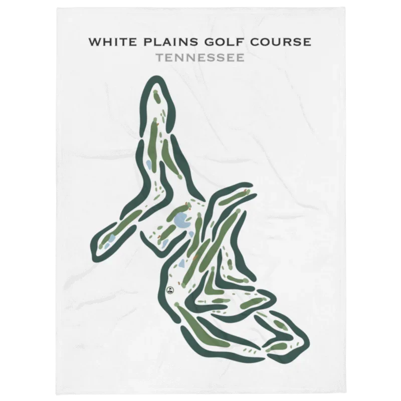 White Plains Golf Course, Tennessee - Printed Golf Courses