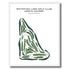 Whitefish Lake Golf Club-North course, Montana - Printed Golf Courses