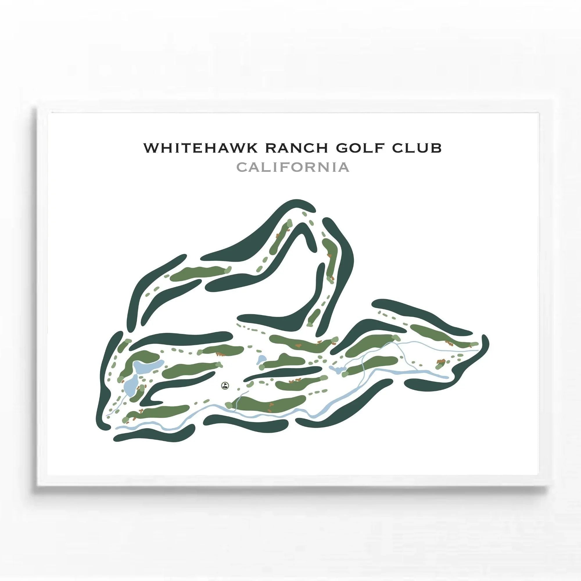 Whitehawk Ranch Golf Club, California - Printed Golf Course