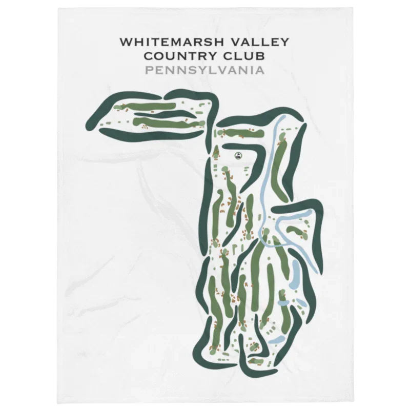 Whitemarsh Valley Country Club, Pennsylvania - Printed Golf Courses