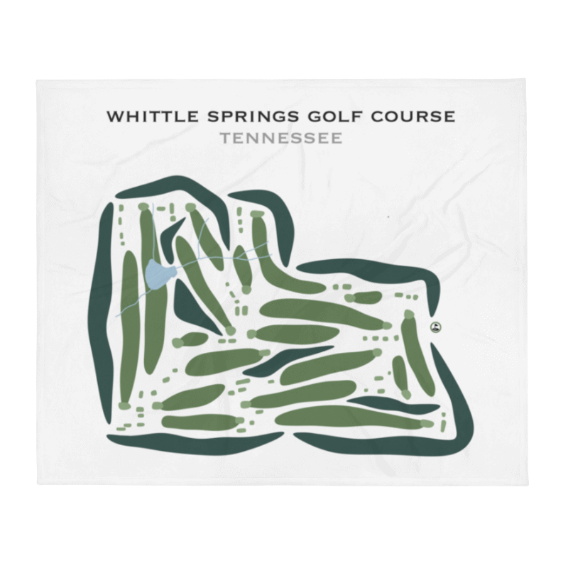 Whittle Springs Golf Course, Tennessee - Printed Golf Courses