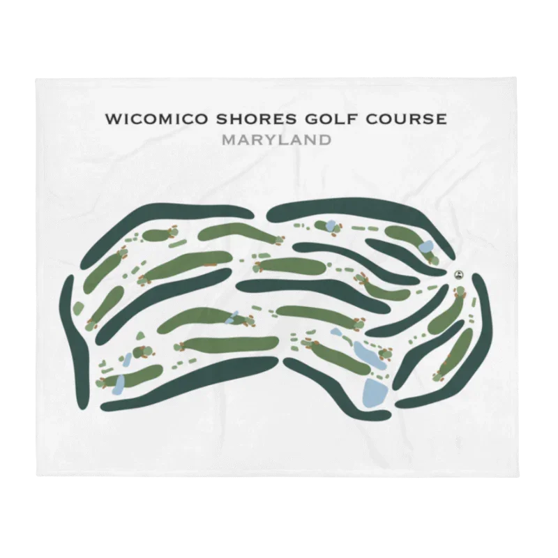 Wicomico Shores Golf Course, Maryland - Printed Golf Courses