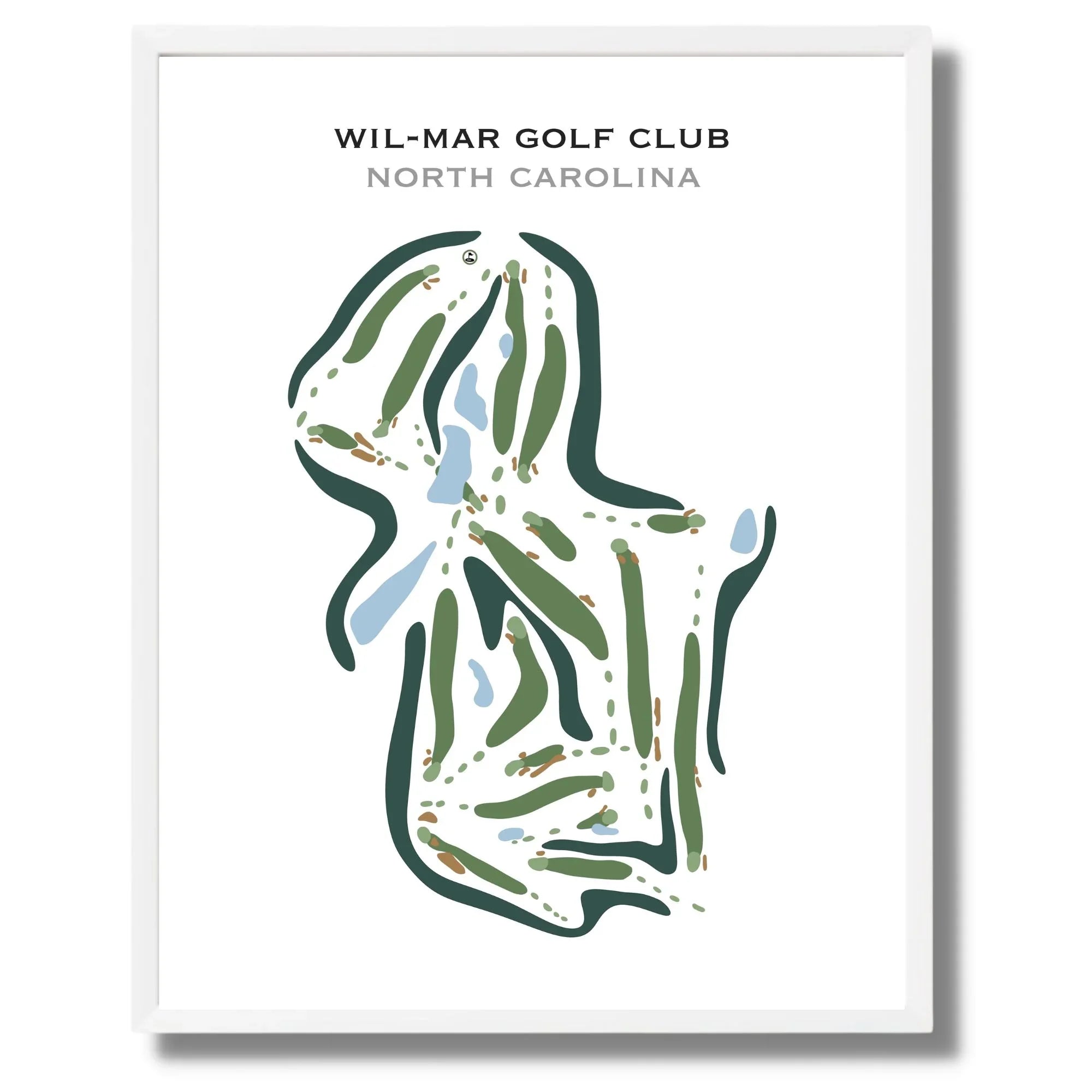 Wil-Mar Golf Club, North Carolina - Printed Golf Courses