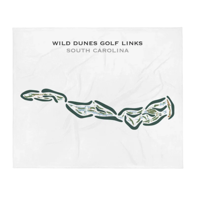 Wild Dunes Golf Links, South Carolina - Printed Golf Courses