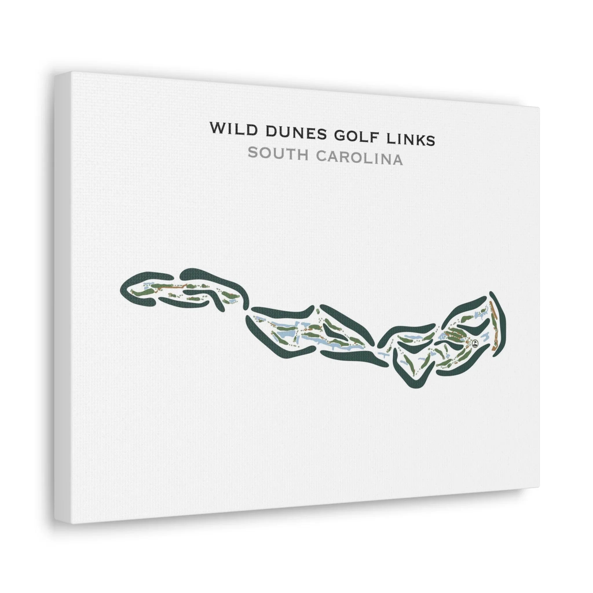 Wild Dunes Golf Links, South Carolina - Printed Golf Courses