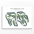 Wild Horse Golf Club, Nebraska - Printed Golf Courses