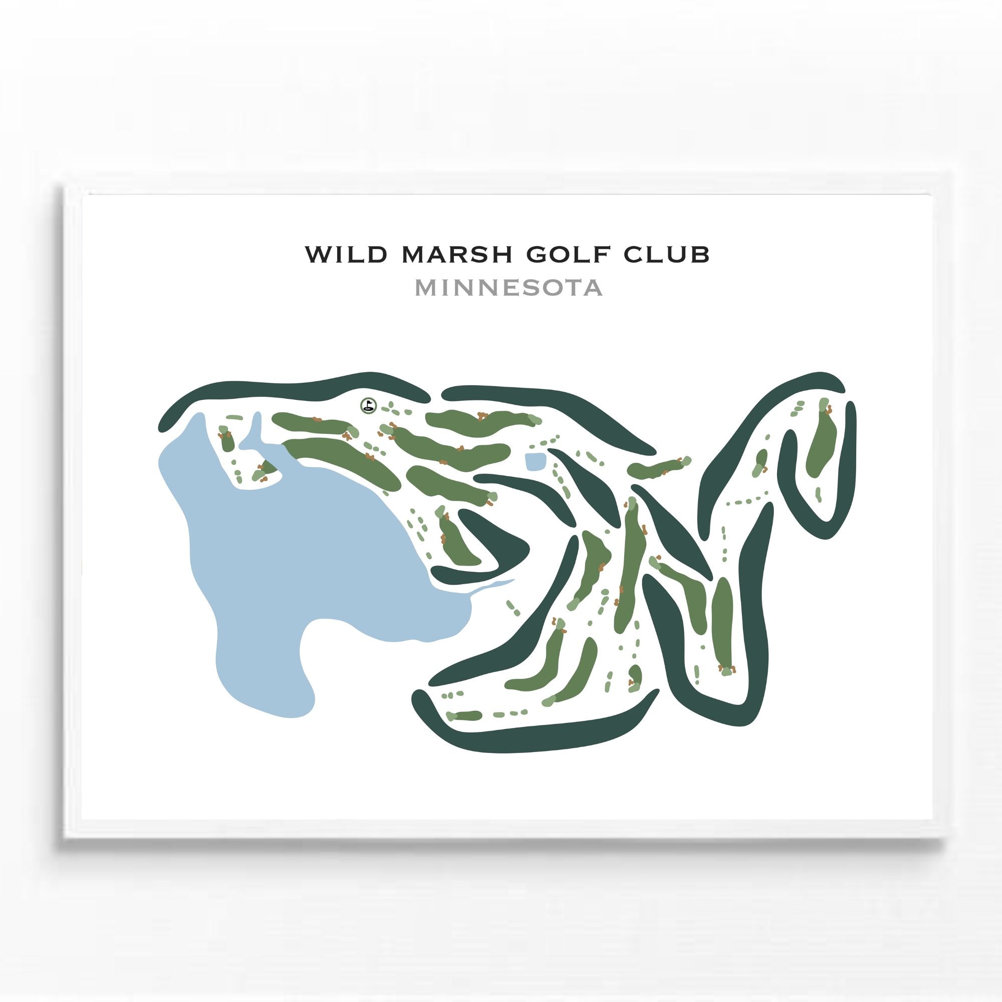 Wild Marsh Golf Club, Minnesota - Printed Golf Courses