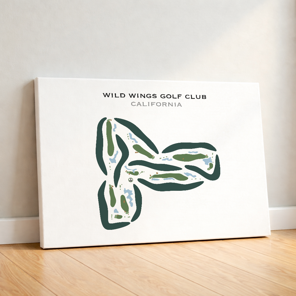 Wild Wings Golf Club, California - Printed Golf Courses