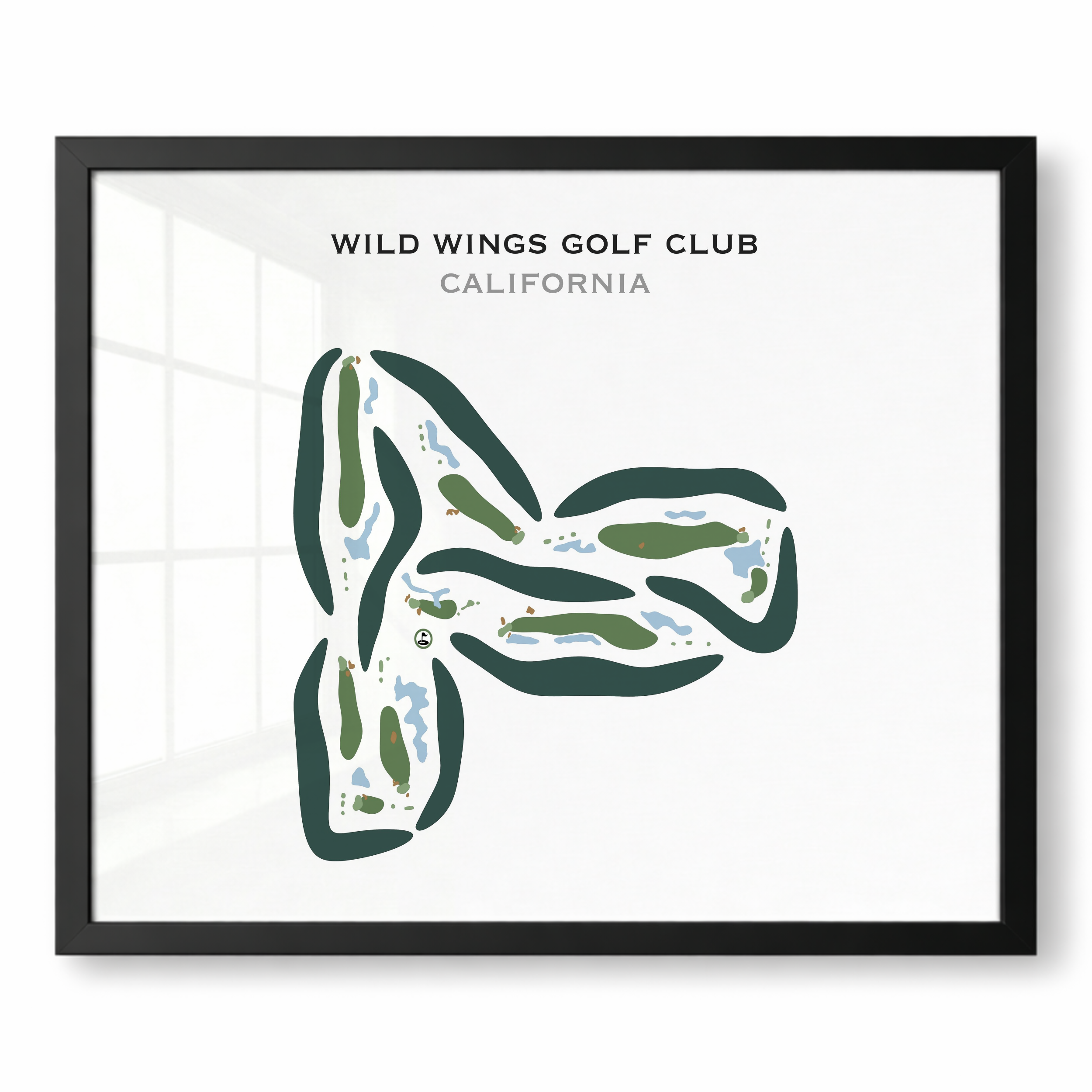 Wild Wings Golf Club, California - Printed Golf Courses