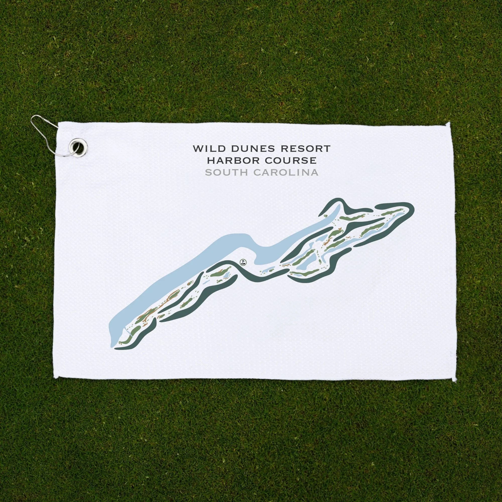Wild Dunes Resort Harbor Course, South Carolina - Printed Golf Courses