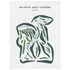 Wildcat Golf Course, Iowa - Printed Golf Courses