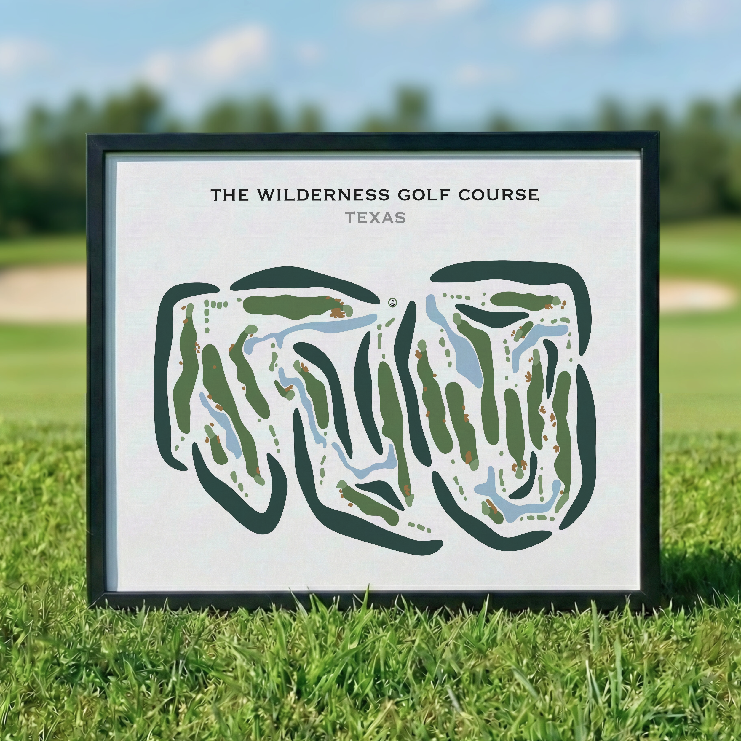 The Wilderness Golf Course, Texas - Printed Golf Courses