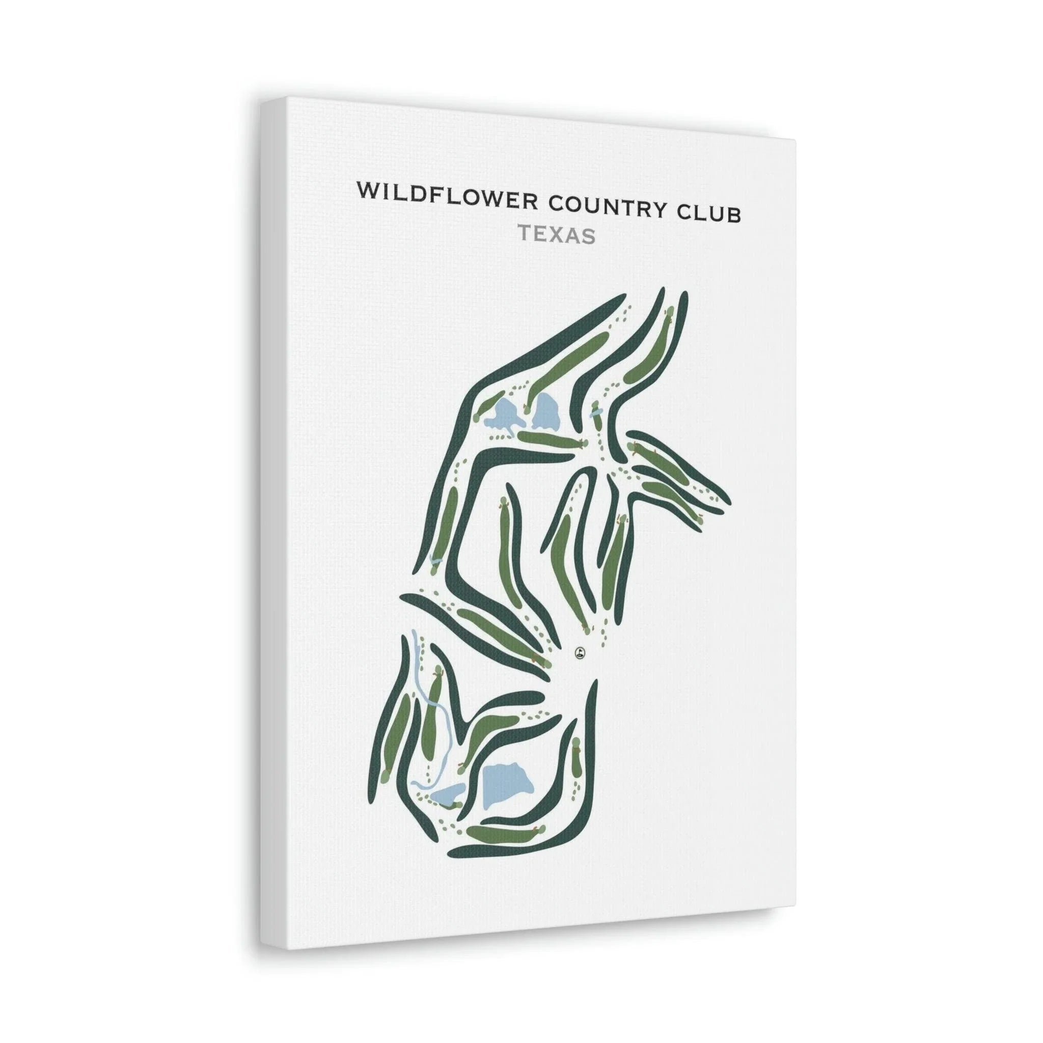 Wildflower Country Club, Texas - Printed Golf Courses