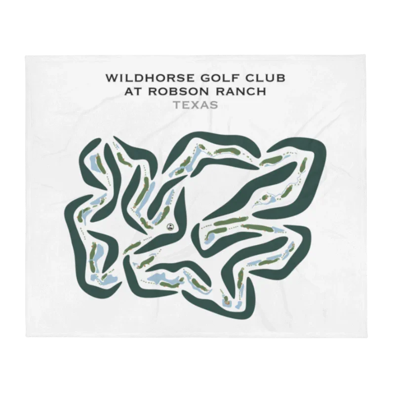 Wildhorse Golf Club at Robson Ranch, Texas - Printed Golf Courses