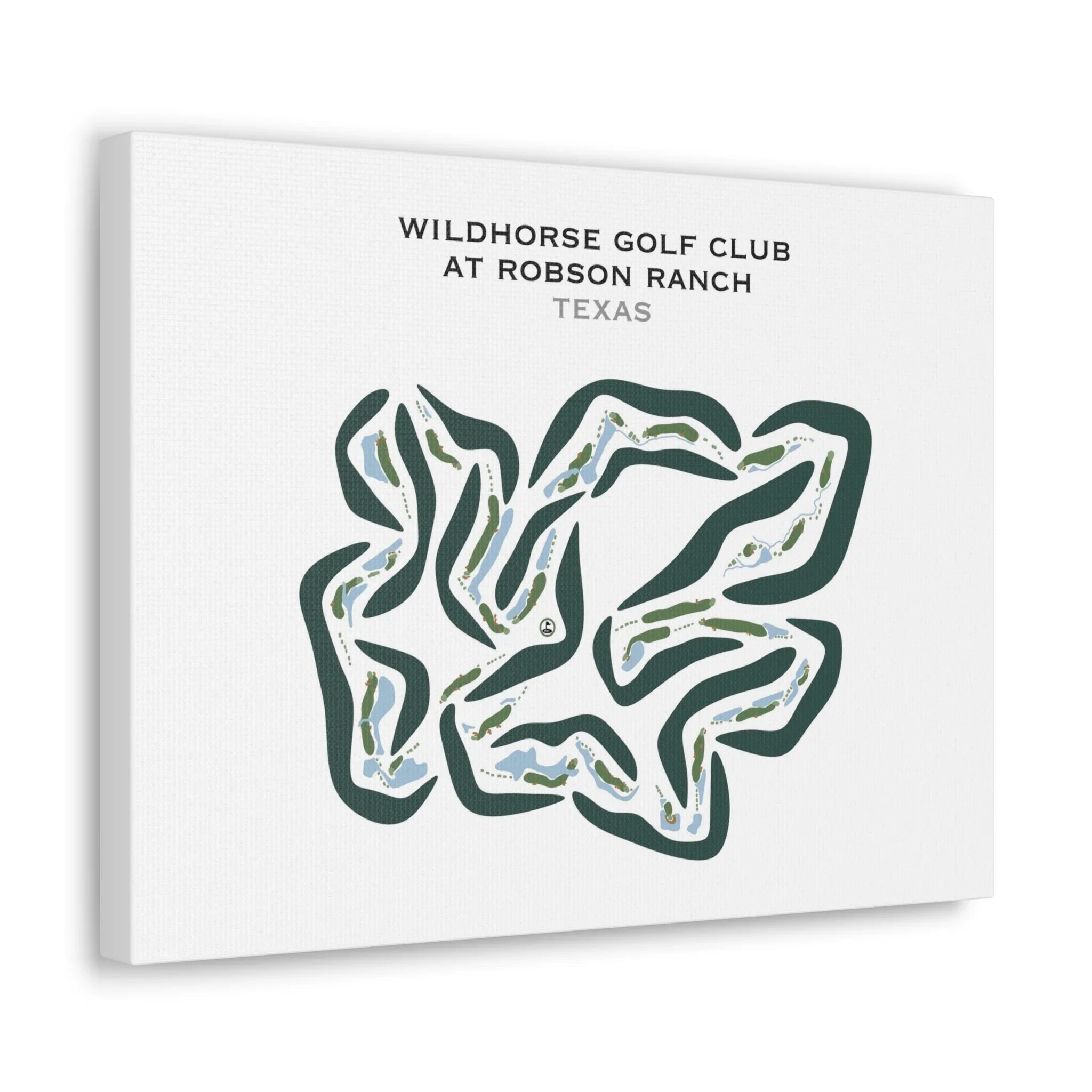 Wildhorse Golf Club at Robson Ranch, Texas - Printed Golf Courses