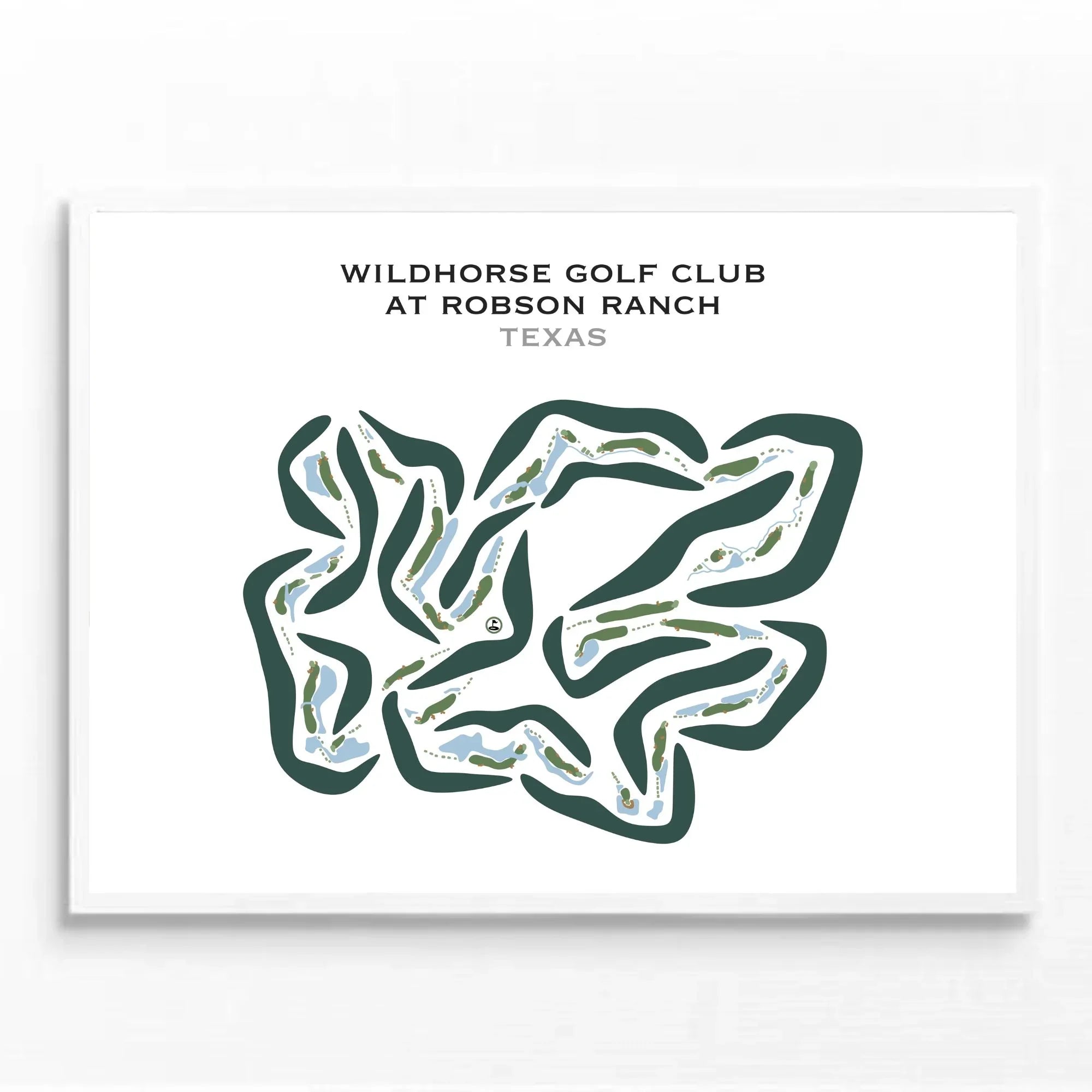 Wildhorse Golf Club at Robson Ranch, Texas - Printed Golf Courses