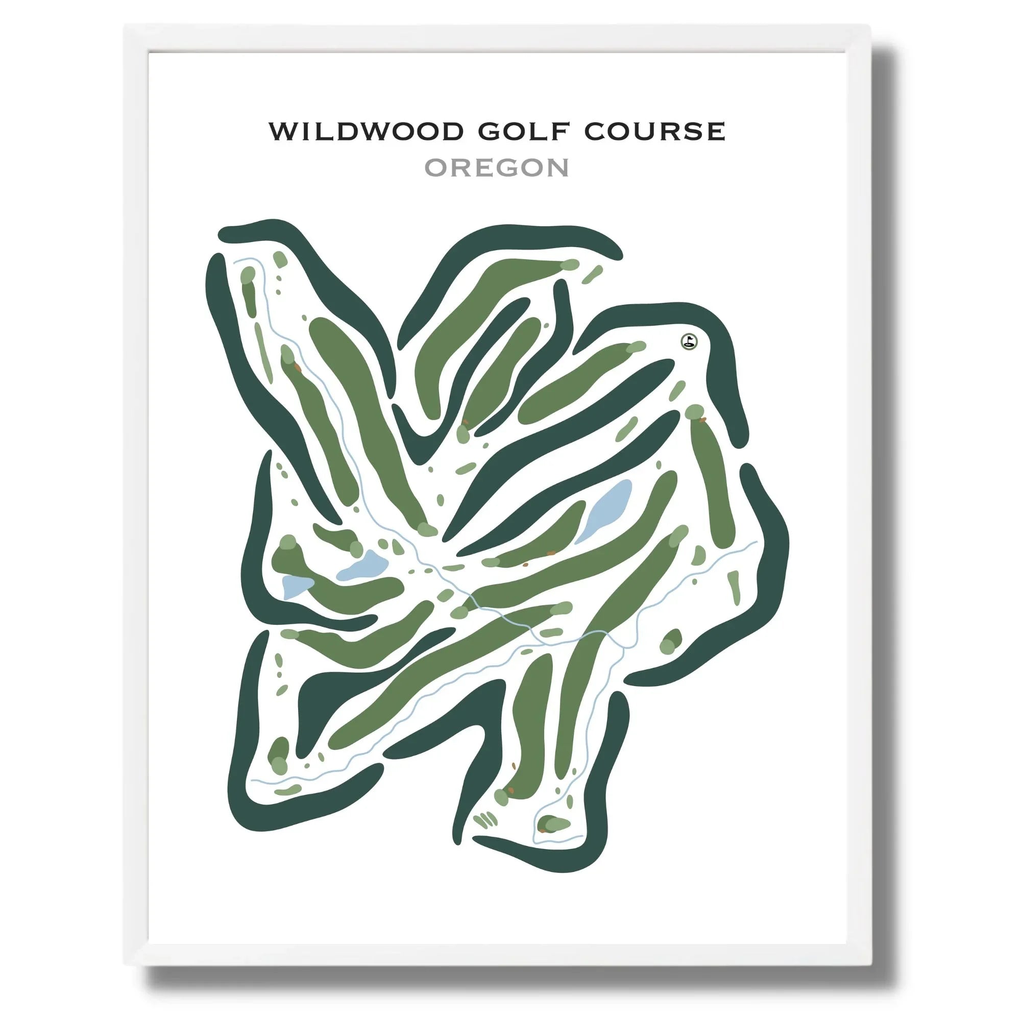 Wildwood Golf Course, Oregon - Printed Golf Courses