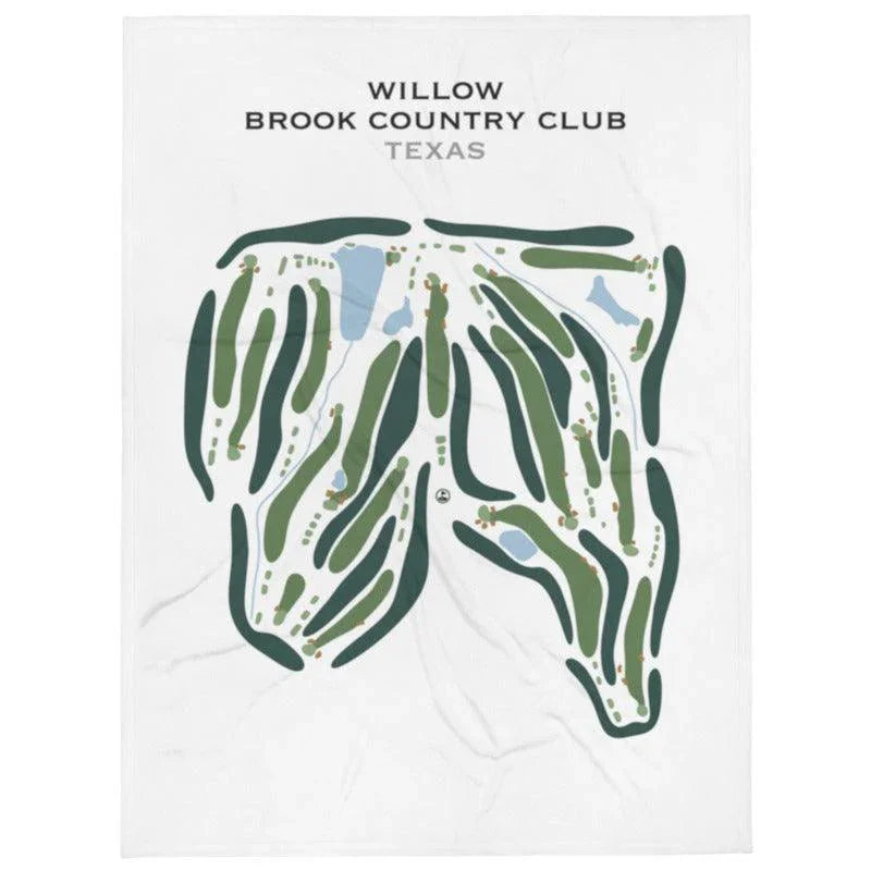 Willow Brook Country Club, Texas - Printed Golf Course