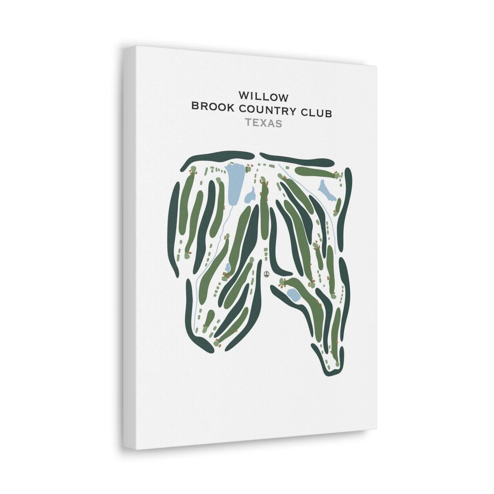 Willow Brook Country Club, Texas - Printed Golf Course