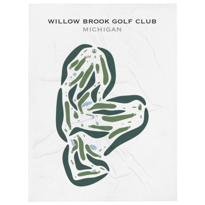 Willow Brook Golf Club, Michigan - Printed Golf Courses