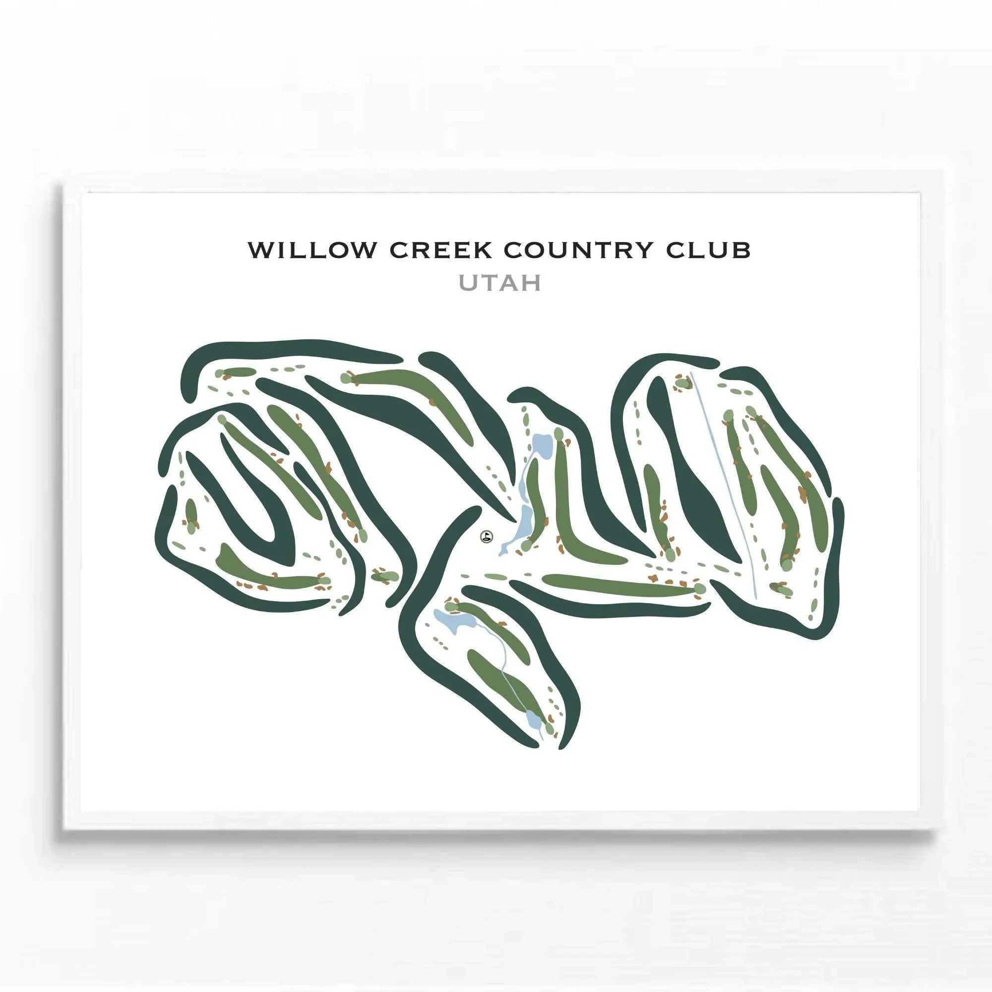 Willow Creek Country Club, Sandy Utah - Printed Golf Courses