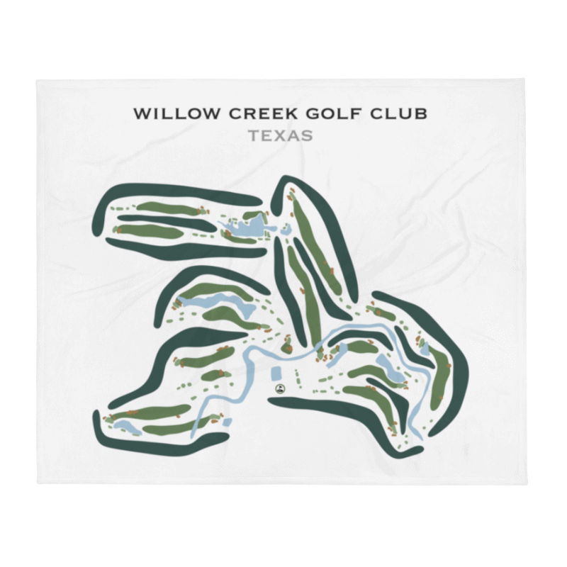Willow Creek Golf Club, Texas - Printed Golf Courses